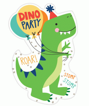Einladungskarten Dinosaurier Dino Mite (8)
